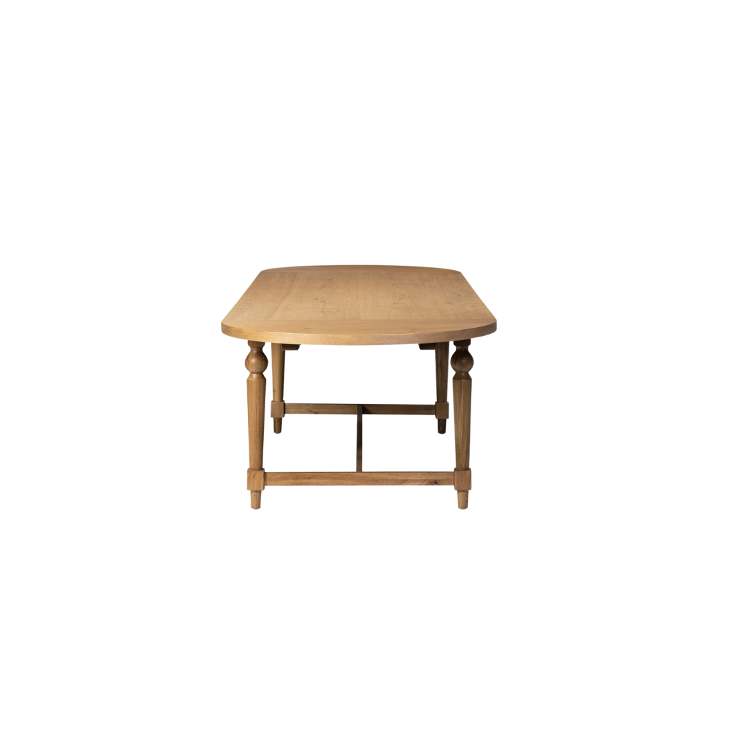 Berlio Oval Leaf Extension Dining Table