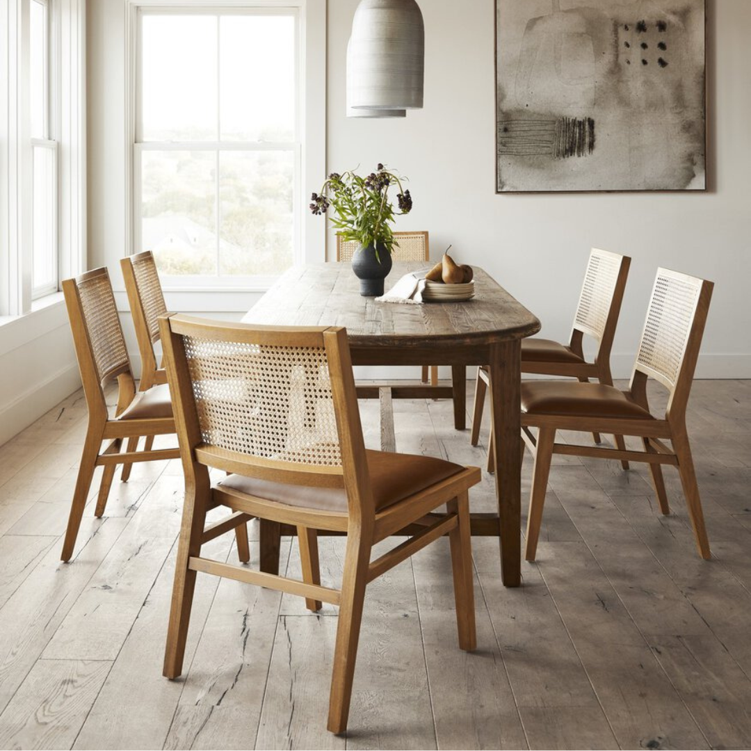 Asha 110" Oval Dining Table