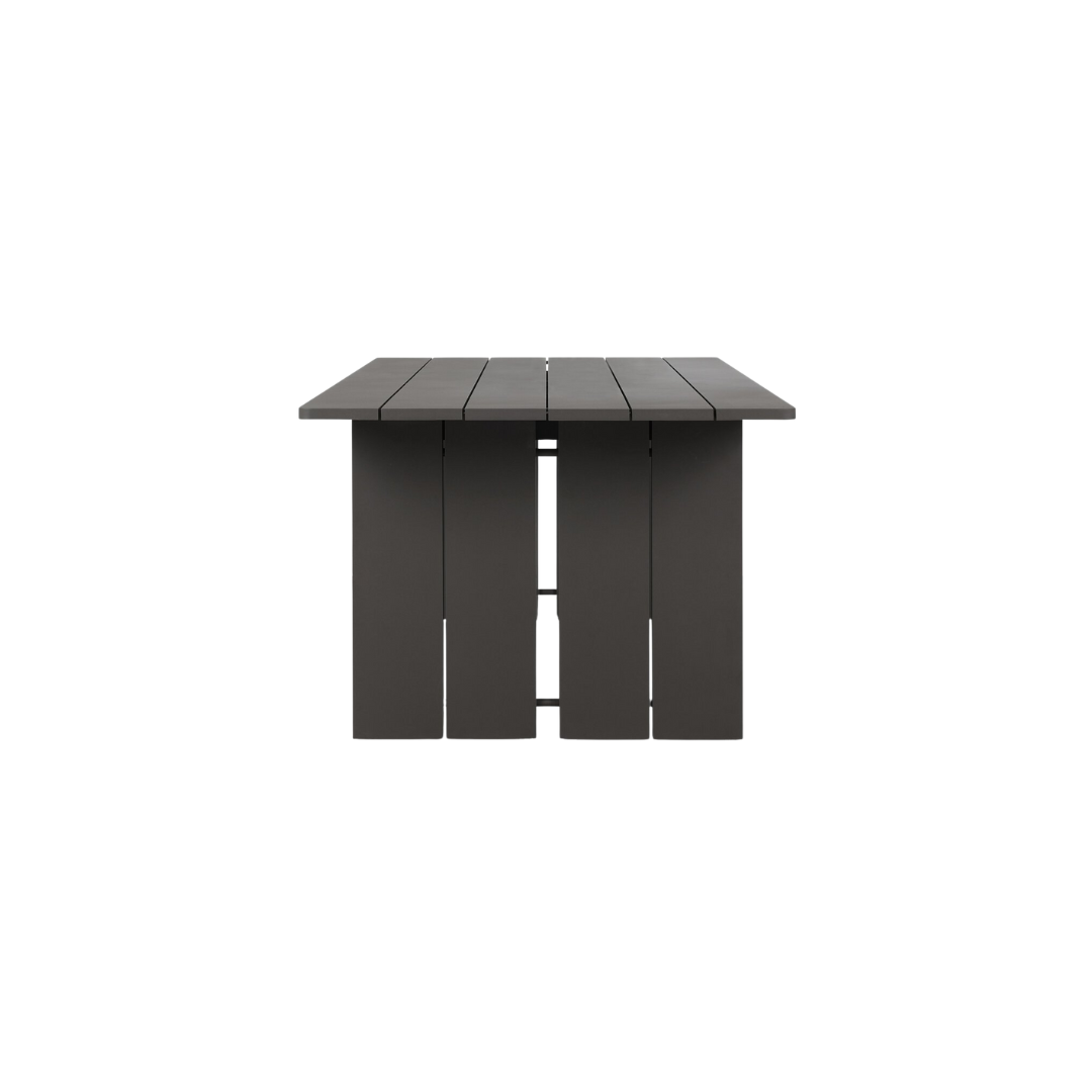 Crawford Outdoor Metal Dining Table-92"