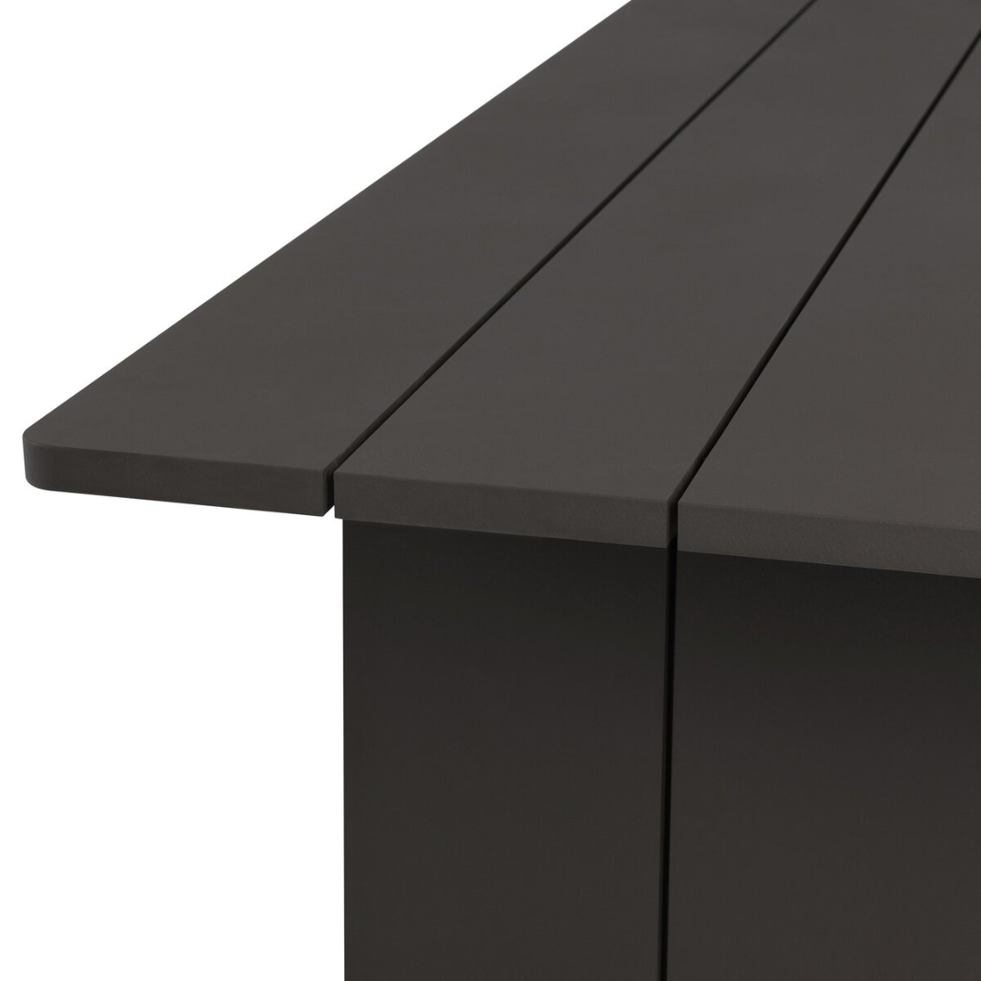 Crawford Outdoor Metal Dining Table-92"