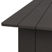 Crawford Outdoor Metal Dining Table-92"