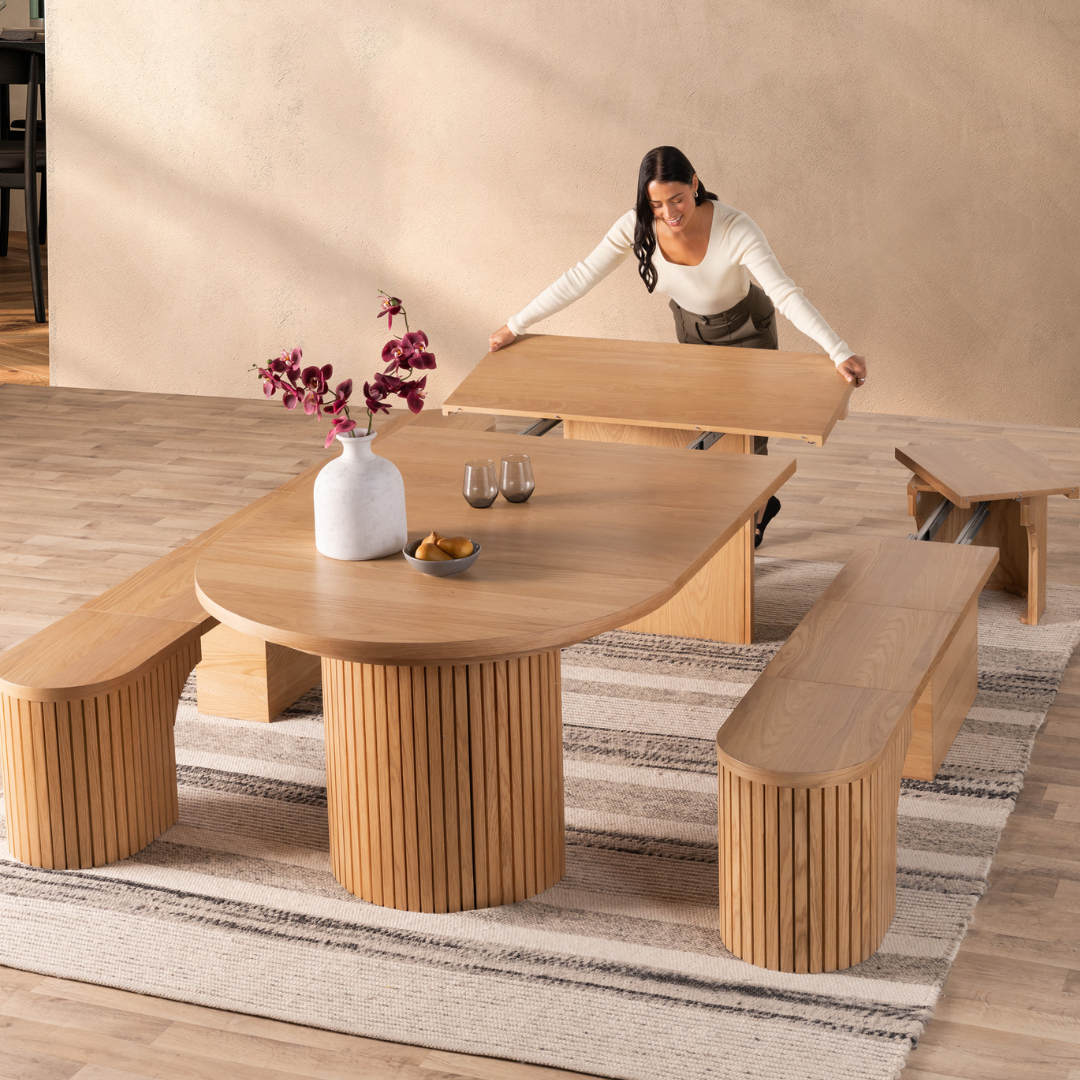Transformer Round Extension Dining Table