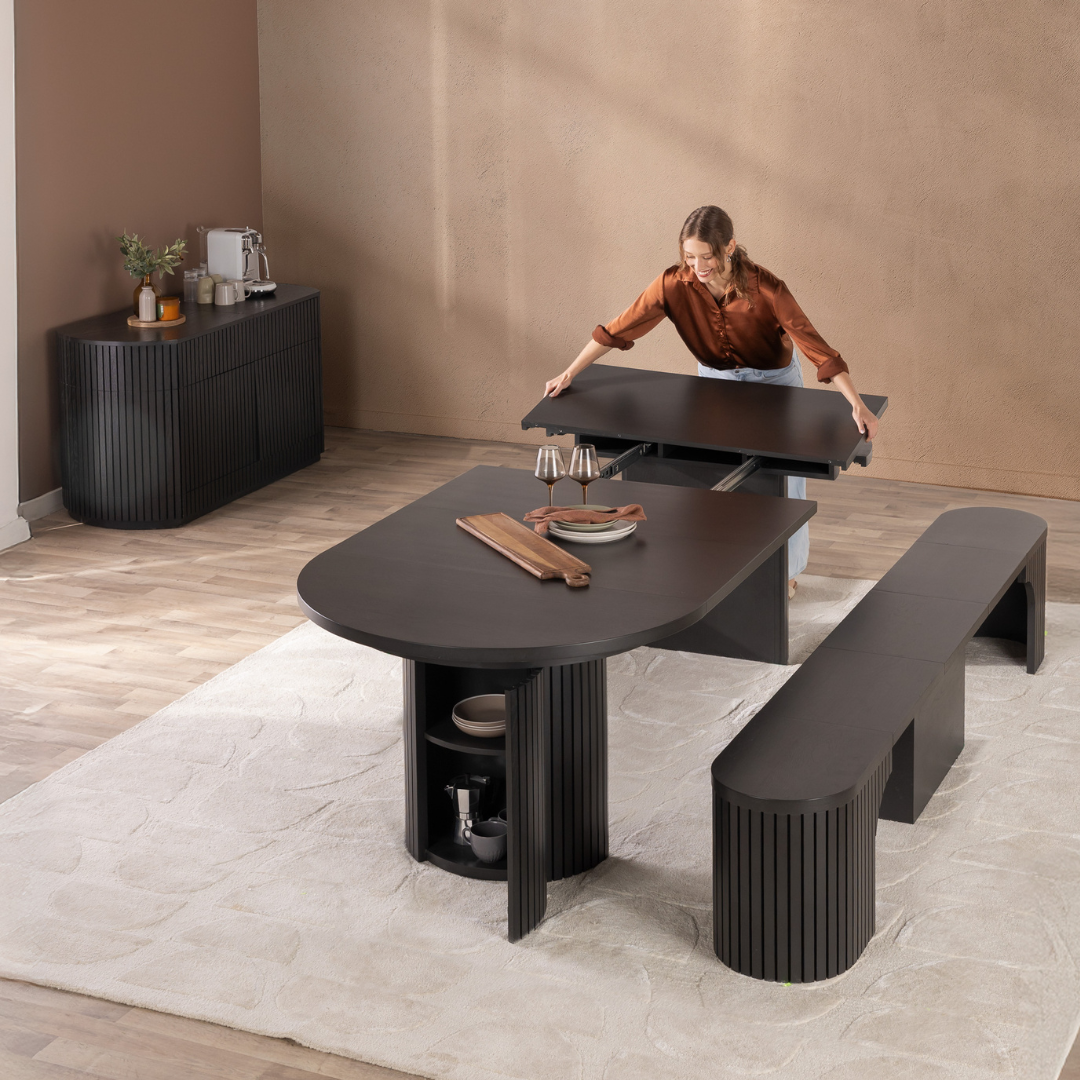 Transformer Round Extension Dining Table