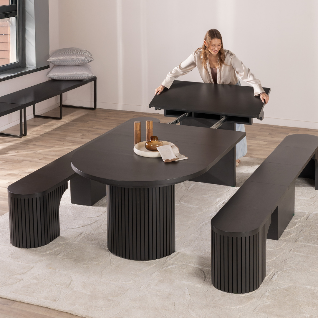 Transformer Round Extension Dining Table