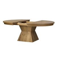 Lenny Round Extension Dining Table 60"
