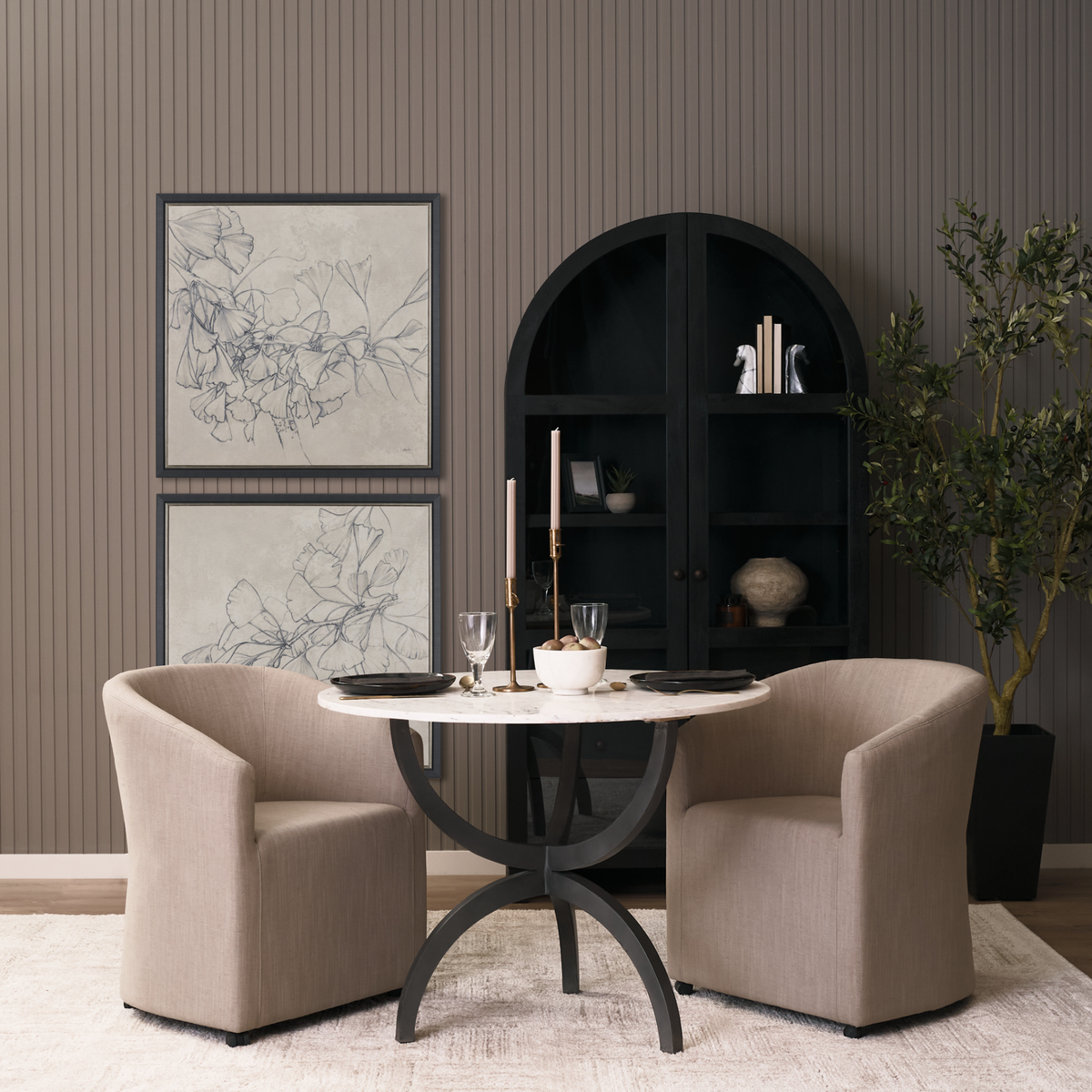 Veneto 40" Round Dining Table