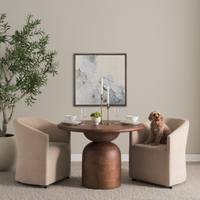 Atlas Round Pedestal Dining Table