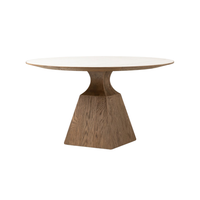 Senna Marble Round Dining Table