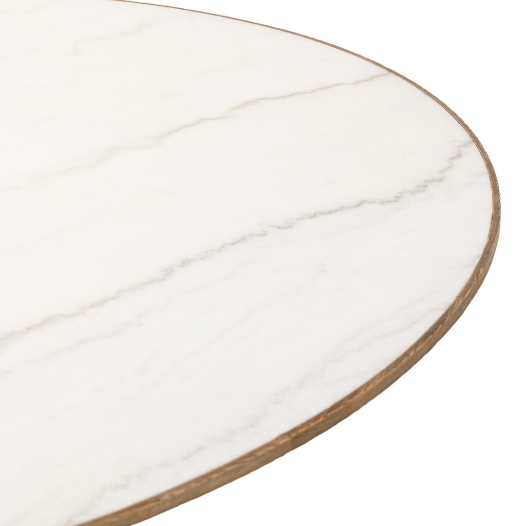 Senna Marble Round Dining Table