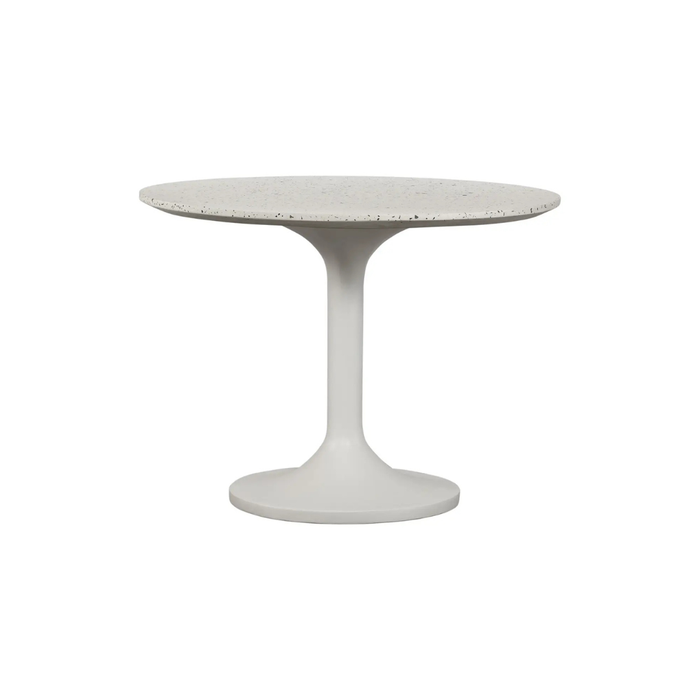 Teyo Outdoor Cafe Table White Terrazzo