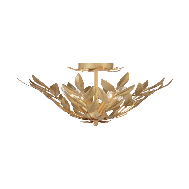 Broche 4 Light Semi Flush Mount