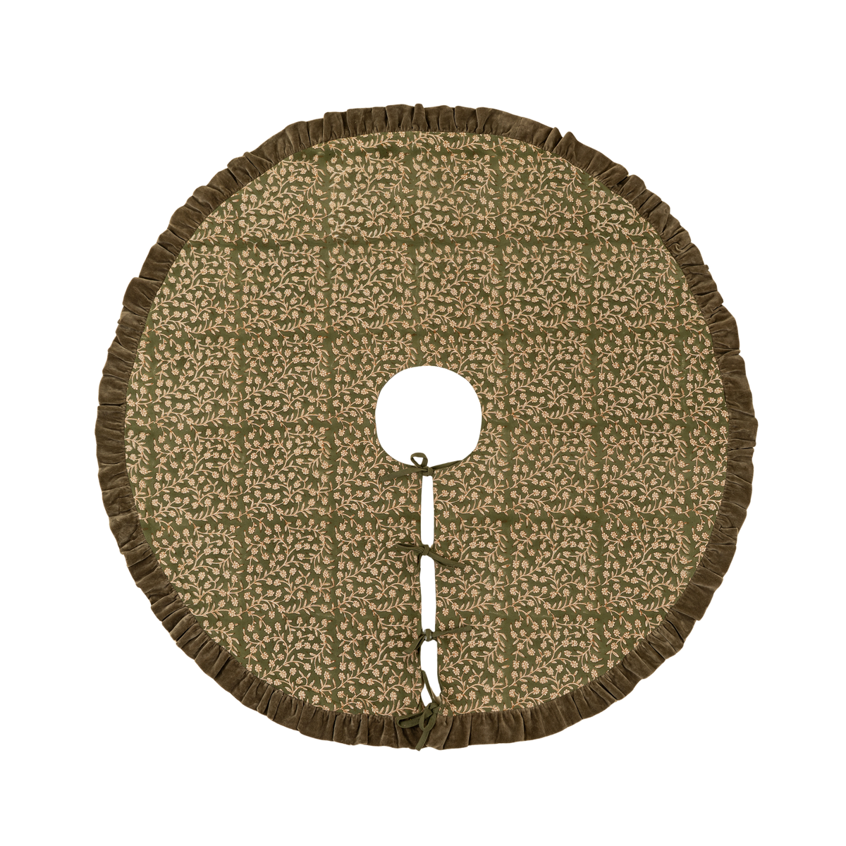 Tree Skirt - Wildvine Velvet [Olive]