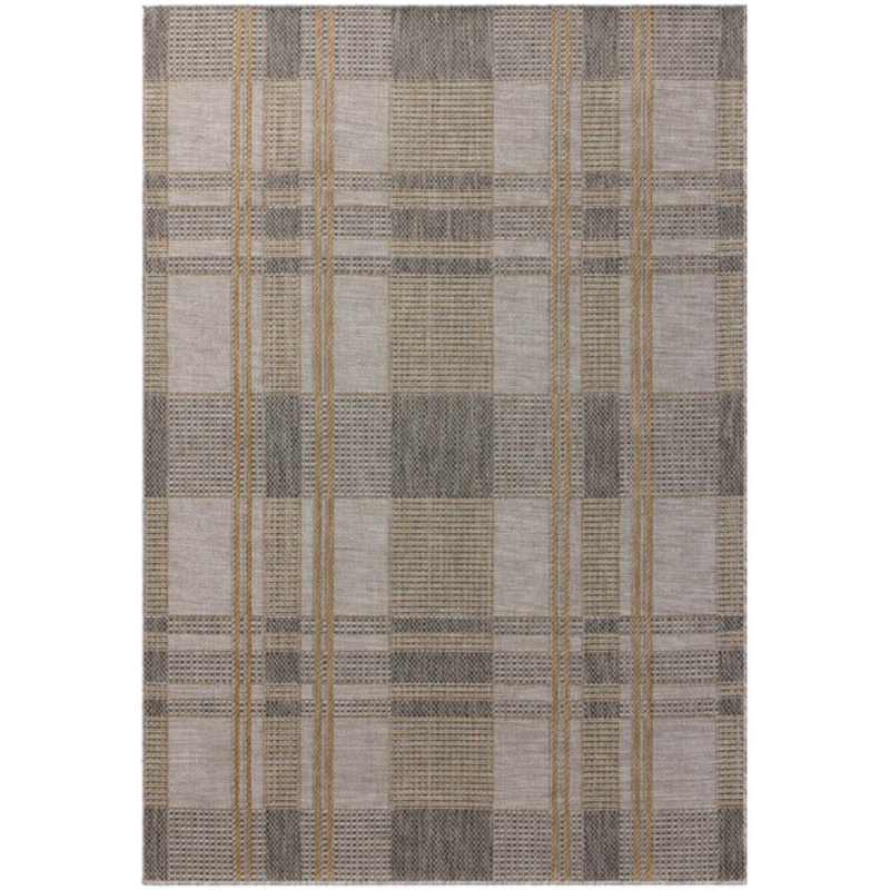 Birch BIR-05 Bone/Gold Rug [Indoor/Outdoor]