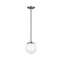 Leo Hanging Globe Small One Light Pendant