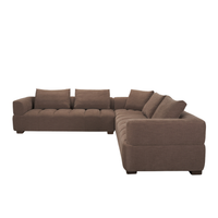 Warner Channel Large 3-PC Sectional [Brown]