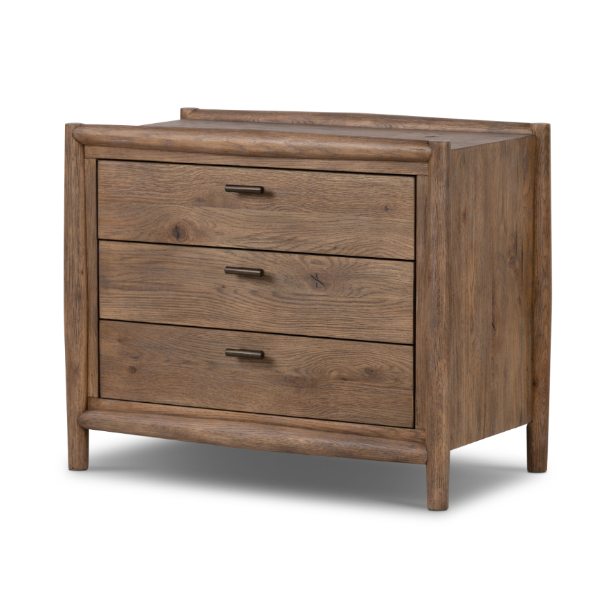 Gael Nightstand - Weathered Oak