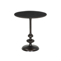 Marlow Matchstick Pedestal Table [Antique Rust]