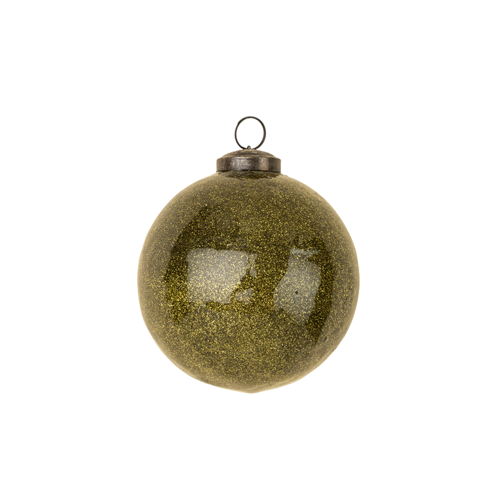 Glitter Ball Ornament [Moss - Large]