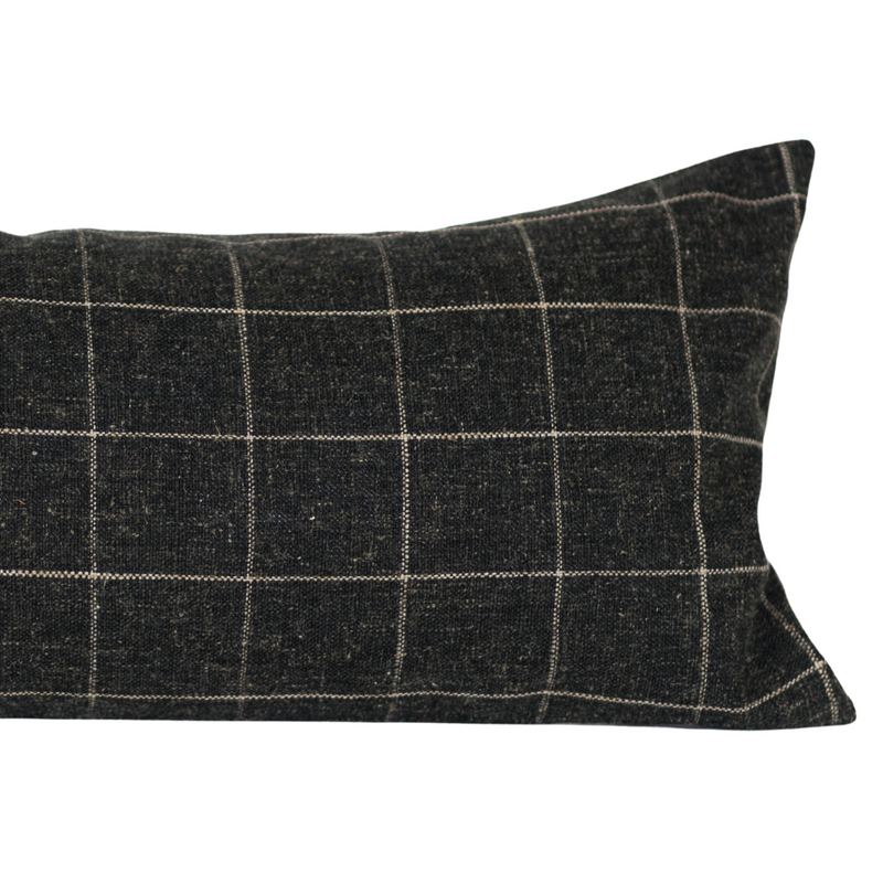 Elijah Long Lumbar Pillow Cover 12x24