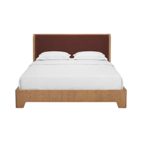 Holden Upholstered Bed [Burgundy]