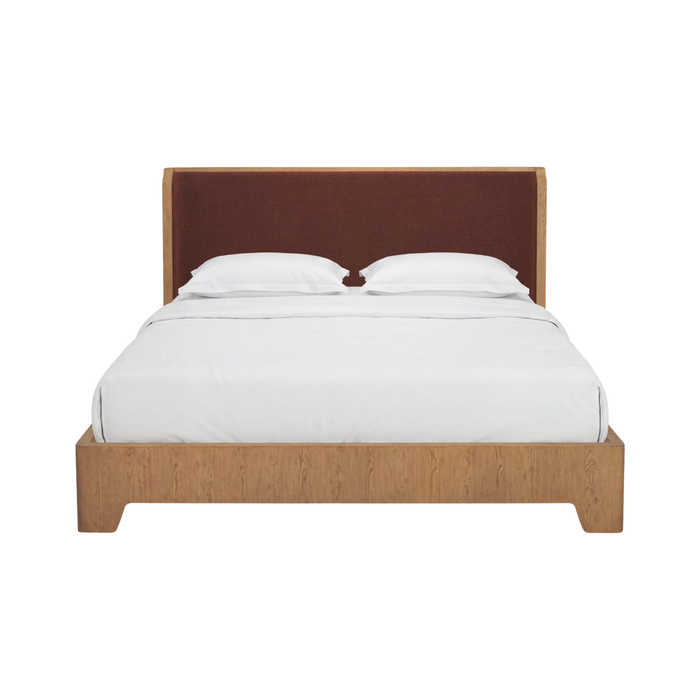Holden Upholstered Bed [Burgundy]