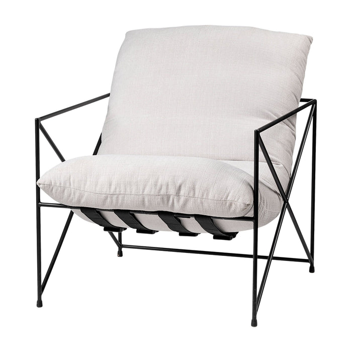 Leonidas Accent Chair Cream - FLOOR MODEL SALE