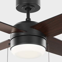 Loni 52" LED Pull Chain Ceiling Fan
