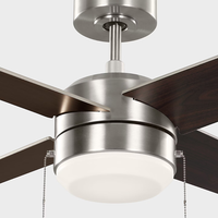 Loni 52" LED Pull Chain Ceiling Fan
