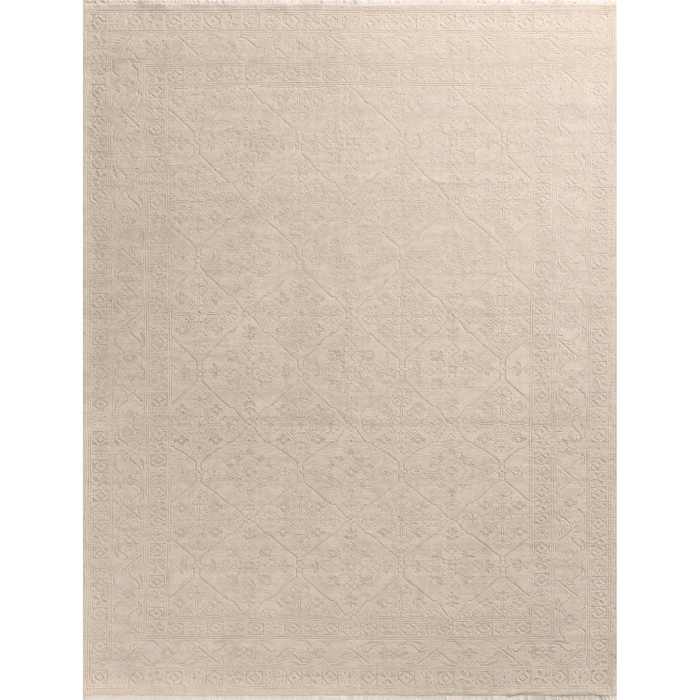 Ruth RTH-01 (MH) Ivory/Ivory Rug