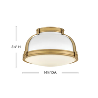 Barton 14" Flush Mount