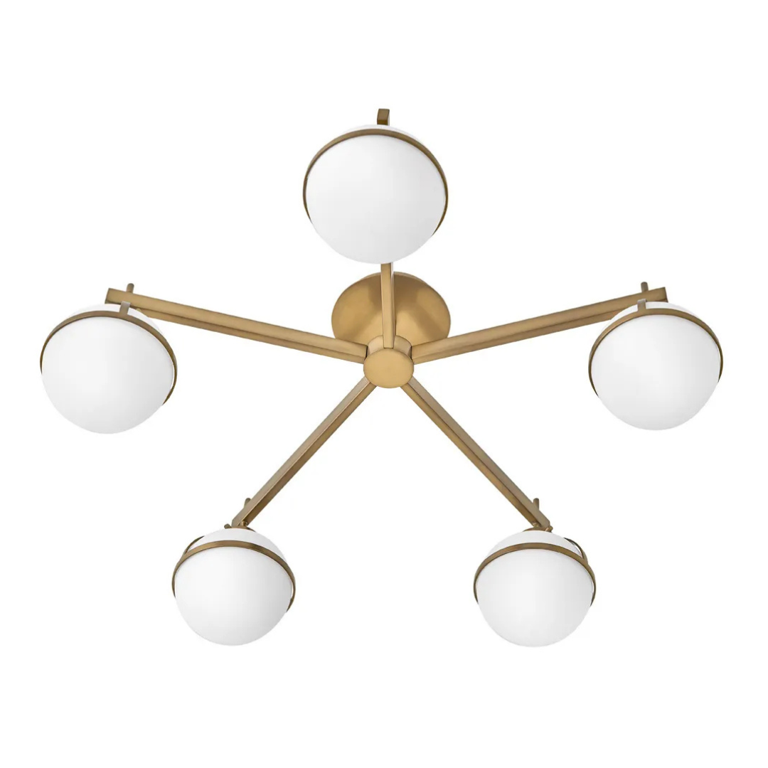 Hollis 32" Large Semi-Flush Mount