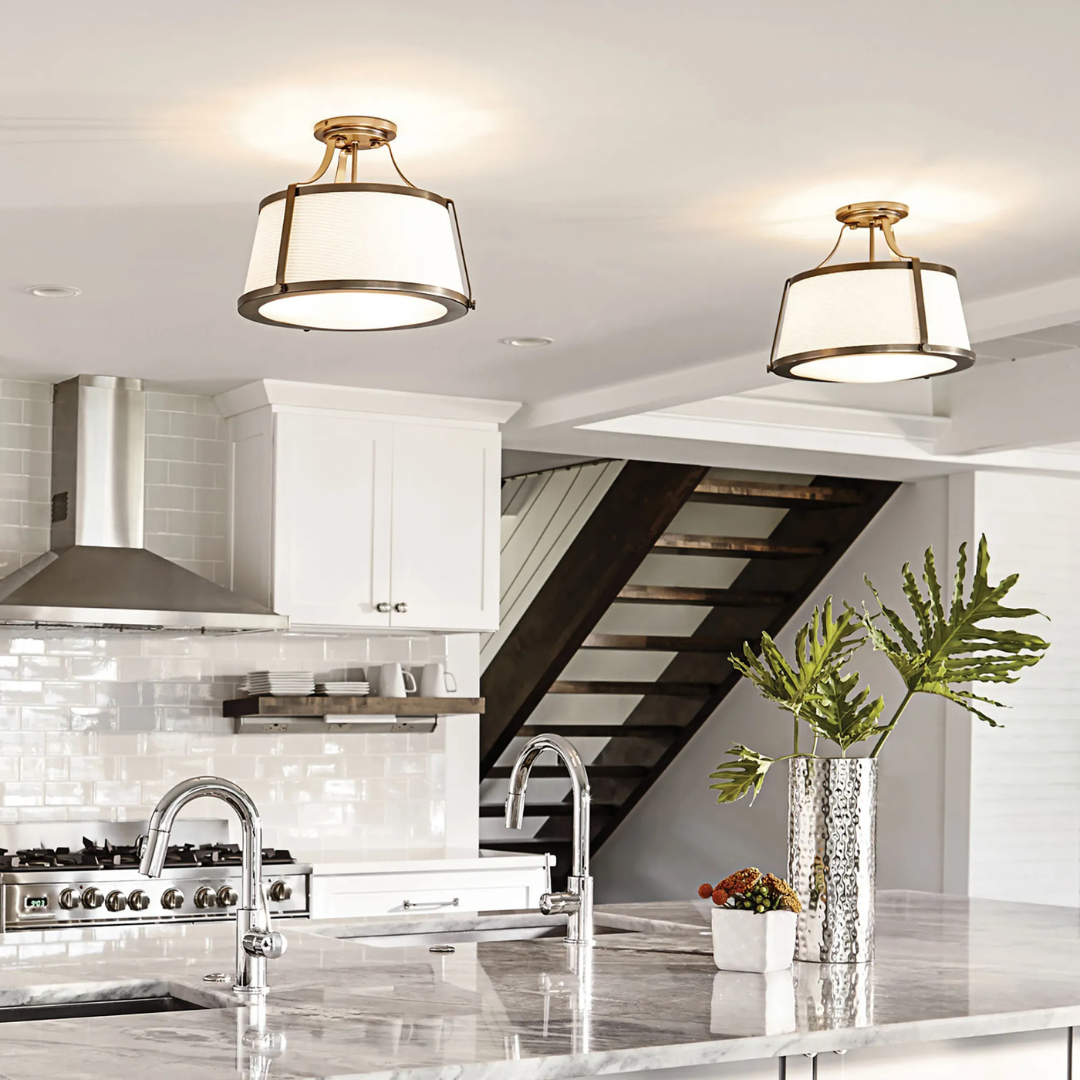 Charlotte 16" Semi-Flush Mount