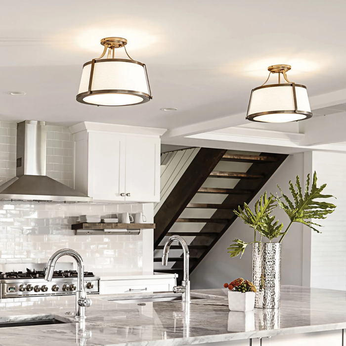 Charlotte 16" Semi-Flush Mount