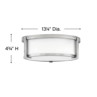 Lowell 13" Flush Mount