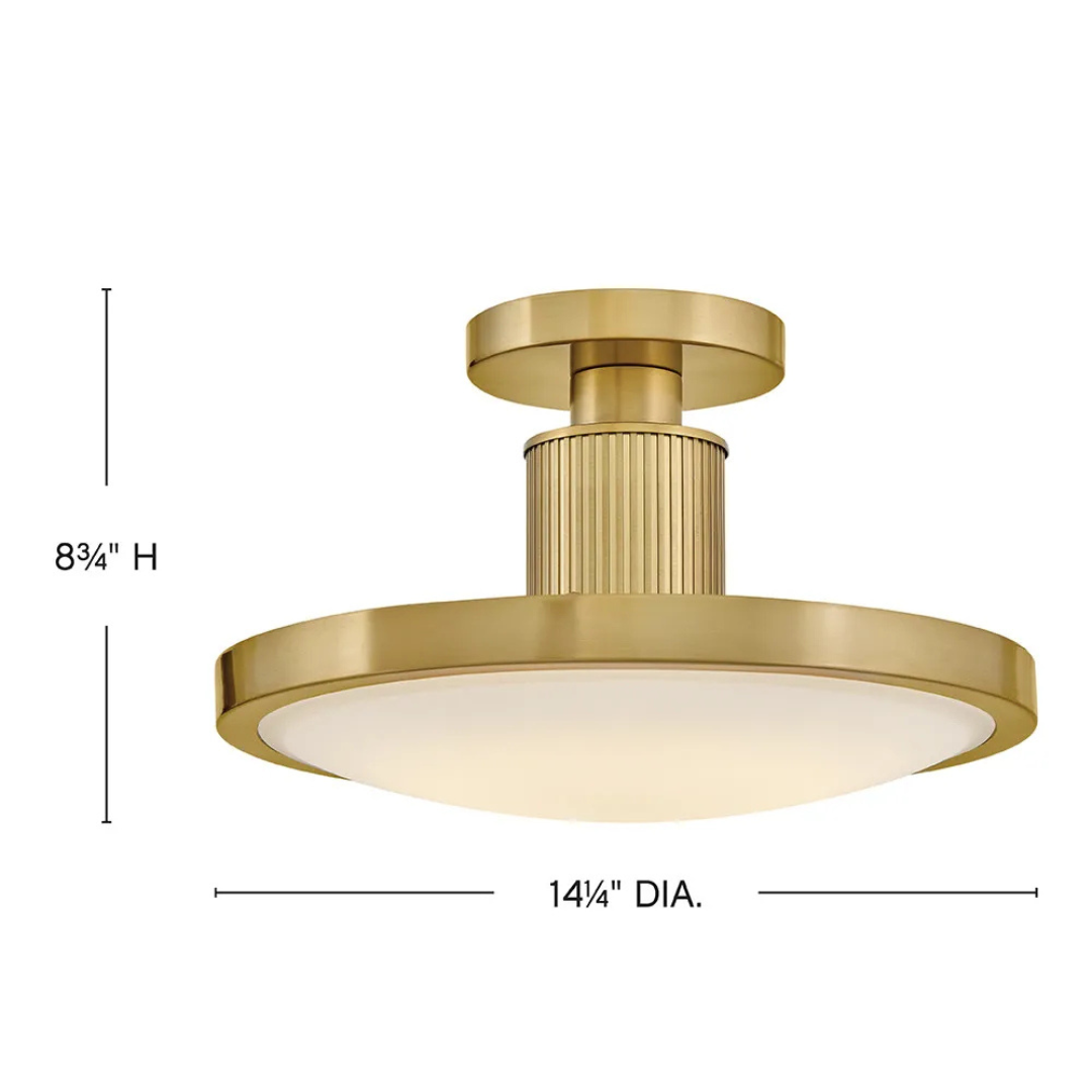 Kieran 14" Semi-Flush Mount