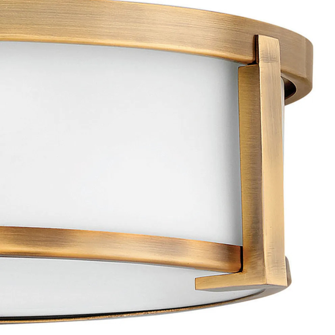 Lowell 16" Flush Mount [Etched Glass]