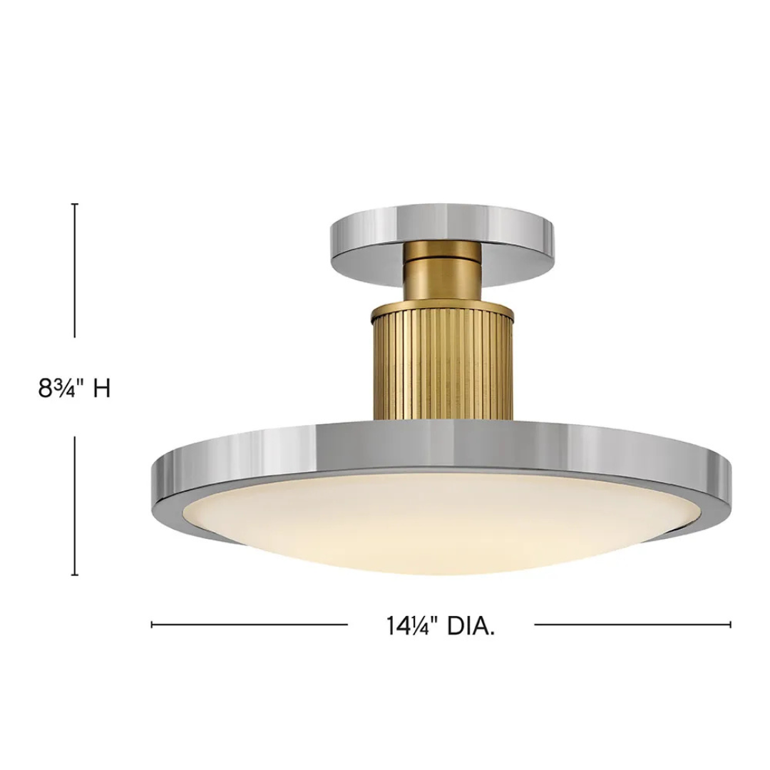 Kieran 14" Semi-Flush Mount