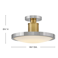 Kieran 14" Semi-Flush Mount