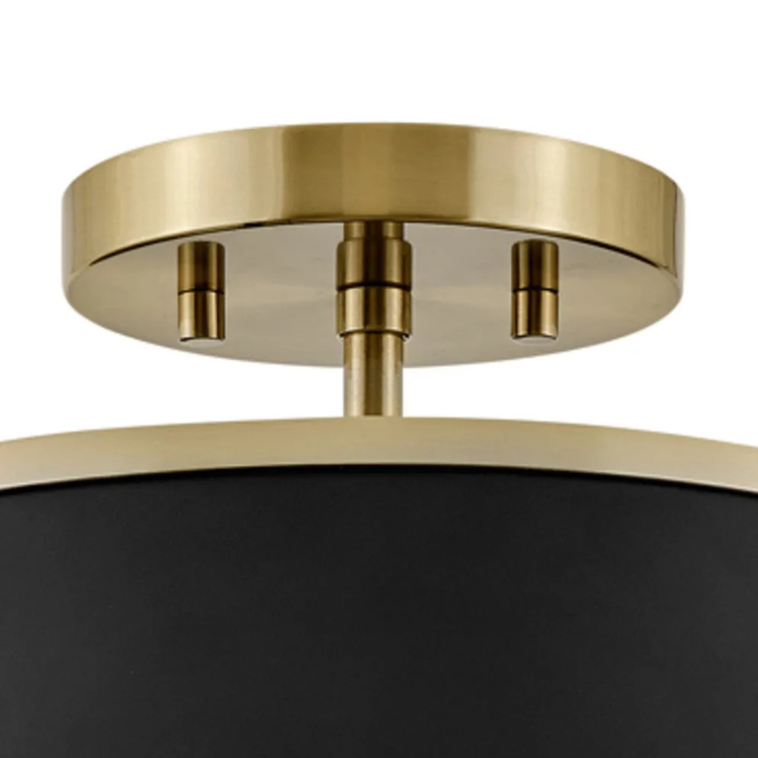 Clarke 15" Semi-Flush Mount