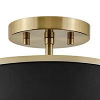 Clarke 15" Semi-Flush Mount