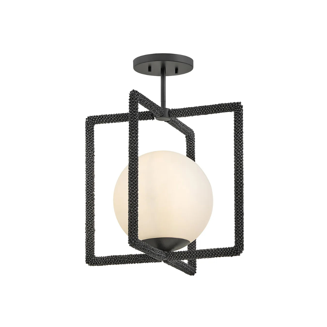 Keona 16" Convertible Semi-Flush/Pendant