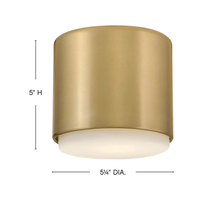 Cedric 5" Extra Small Flush Mount