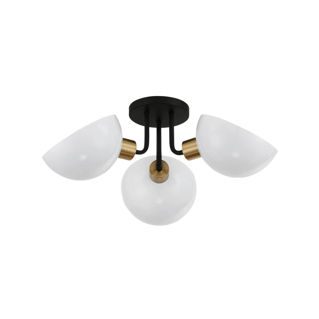 Gigi 3 Light Semi Flush