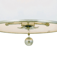 Broche 3 Light Convertible Semi Flush