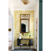 Broche 4 Light Florette Semi Flush Mount