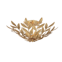 Broche 4 Light Semi Flush Mount