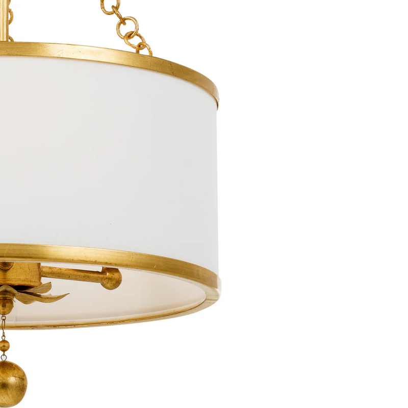 Broche 3 Light Convertible Semi Flush