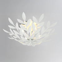 Broche 4 Light Semi Flush Mount