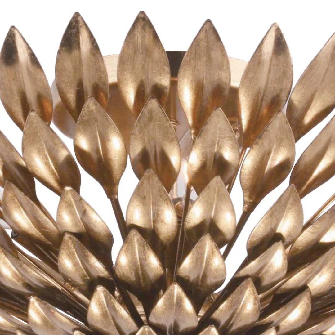 Broche 6 Light Florette Semi Flush