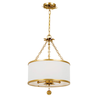 Broche 3 Light Convertible Semi Flush